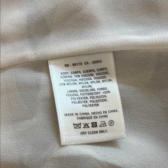 Anthropologie Floreat Crinkle Crushed Velvet Dress Champagne Pockets 0135 - Picture 9 of 9